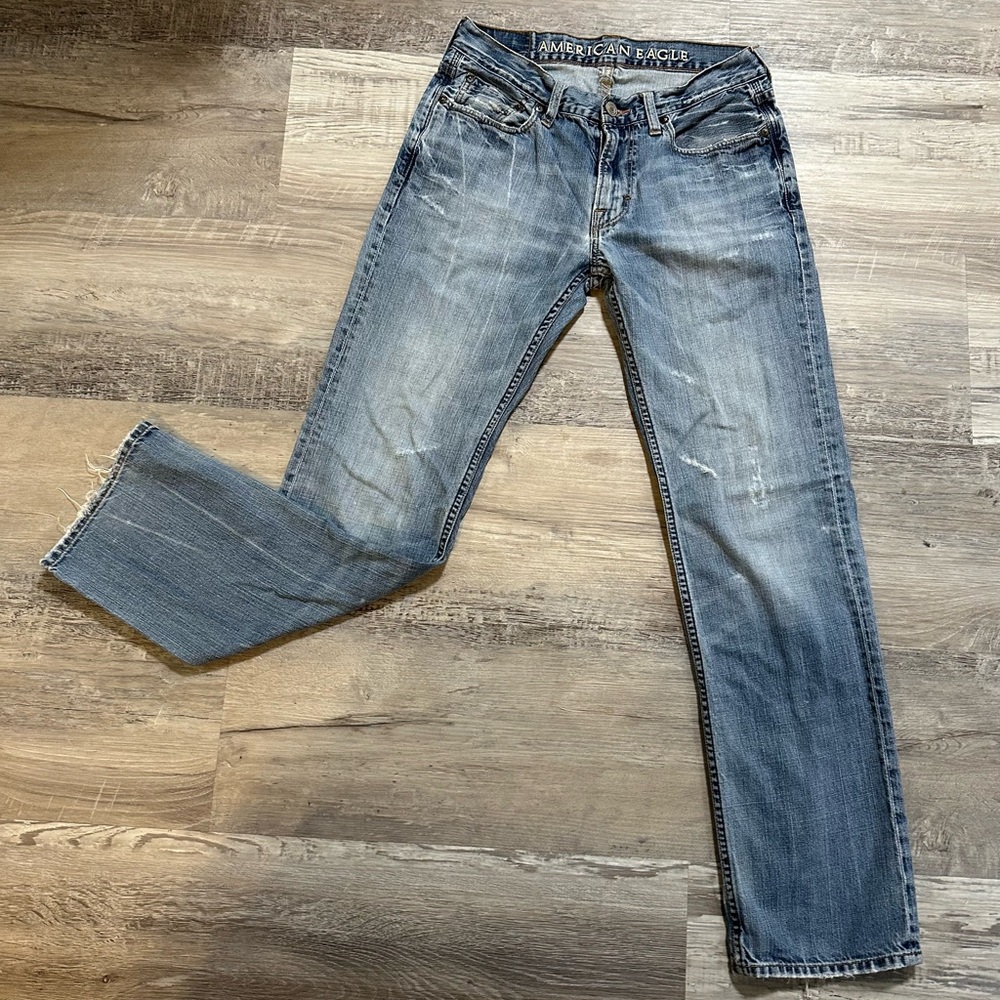American Eagle Men’s Original Straight Leg Classic Broken-In Blue Size 29x32